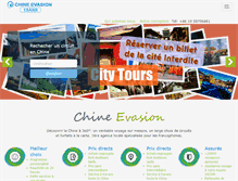 Tablet Screenshot of chine-evasion.com